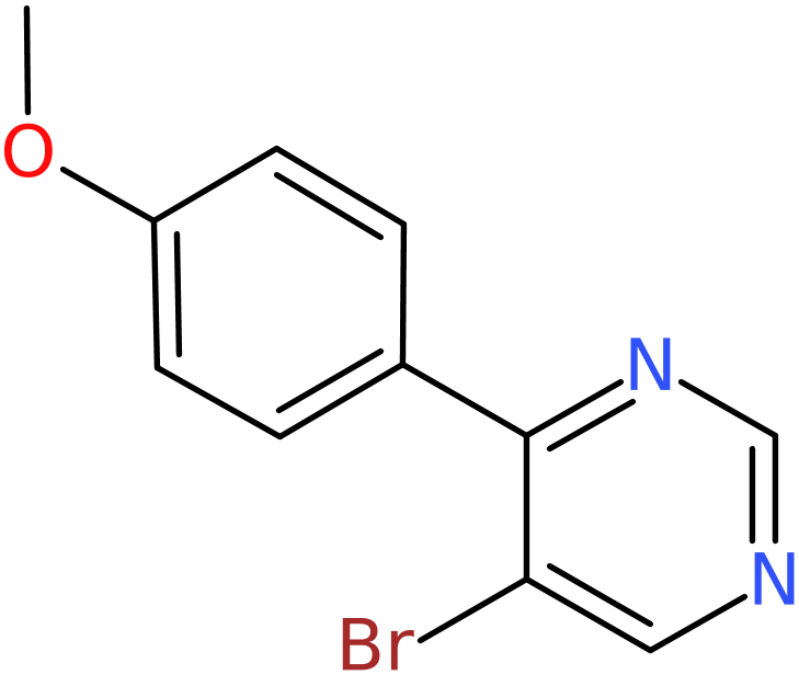 CAS: 941294-41-3 | 5-Bromo-4-(4-methoxyphenyl)pyrimidine, >98%, NX70047