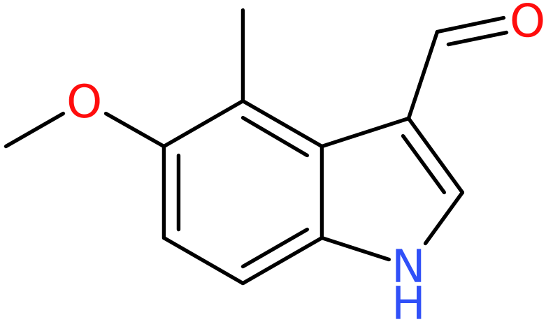 CAS: 932710-64-0 | 5-Methoxy-4-methylindole-3-carboxaldehyde, >95%, NX69509