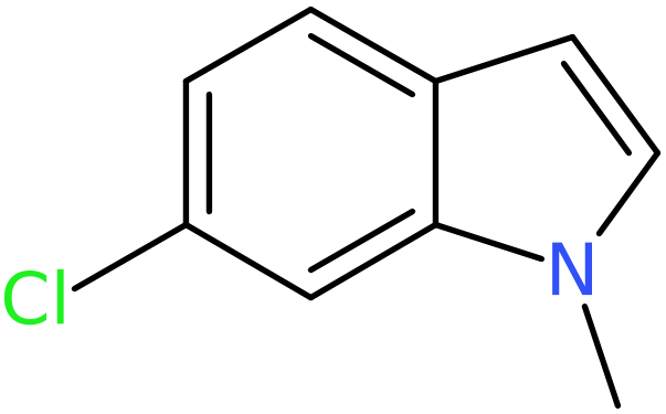 CAS: 155868-51-2 | 6-Chloro-1-methyl-1H-indole, >98%, NX26335