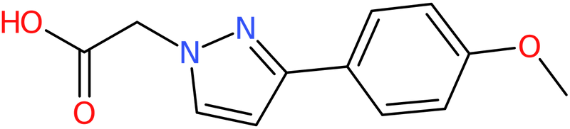 CAS: 959584-25-9 | [3-(4-Methoxyphenyl)-1H-pyrazol-1-yl]acetic acid, NX71286