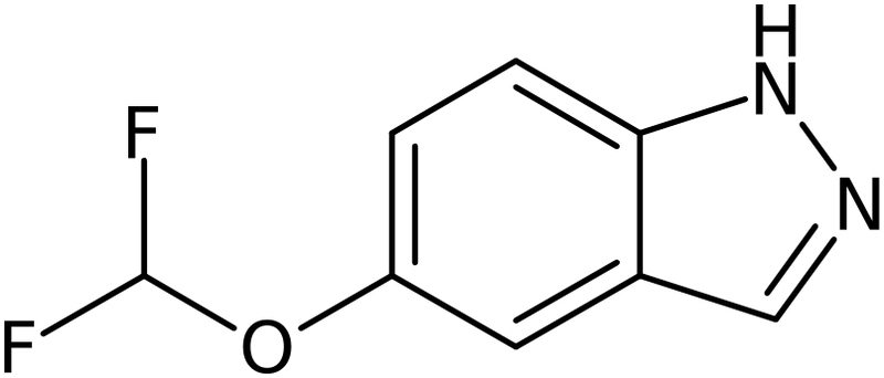 CAS: 105391-65-9 | 5-(Difluoromethoxy)-1H-indazole, NX12658