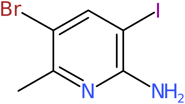 CAS: 958357-86-3 | 6-Amino-3-bromo-5-iodo-2-methylpyridine, >95%, NX71233