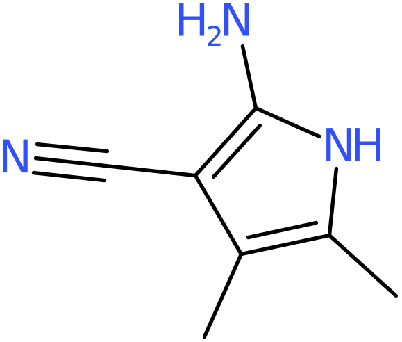 CAS: 21392-51-8 | 2-Amino-4,5-dimethyl-1H-pyrrole-3-carbonitrile, NX34328