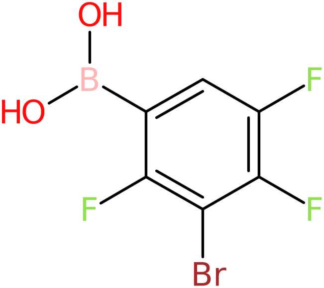 3-Bromo-2,4,5-trifluorobenzenboronic acid, >95%, NX74700