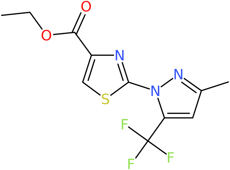 CAS: 955975-47-0 | Ethyl 2-[3-methyl-5-(trifluoromethyl)-1H-pyrazol-1-yl]-1,3-thiazole-4-carboxylate, NX70939