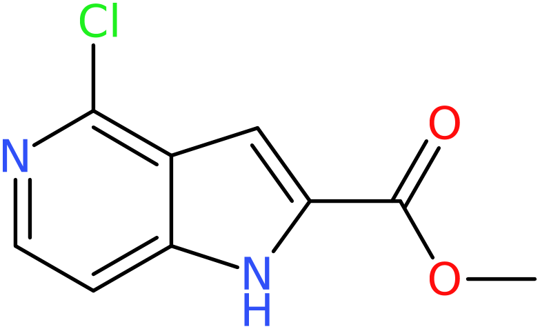 CAS: 688357-19-9 | Methyl 4-chloro-1H-pyrrolo[3,2-c]pyridine-2-carboxylate, NX58297