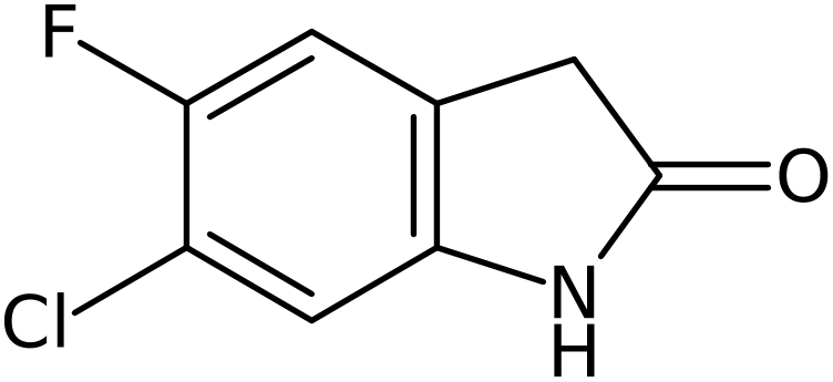 CAS: 100487-74-9 | 6-Chloro-5-fluoro-2-oxindole, >95%, NX10506