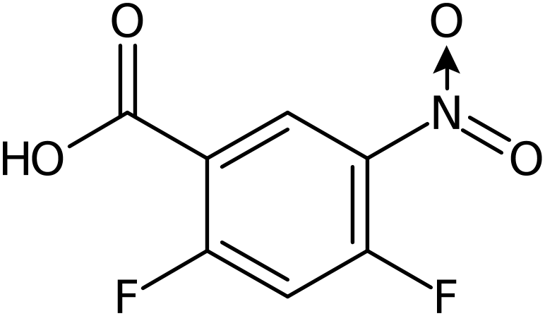 CAS: 153775-33-8 | 2,4-Difluoro-5-nitrobenzoic acid, >97%, NX26020