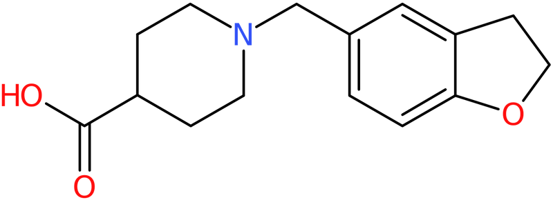 CAS: 887440-34-8 | 1-(2,3-Dihydrobenzo[b]furan-5-ylmethyl)piperidine-4-carboxylic acid, NX67030