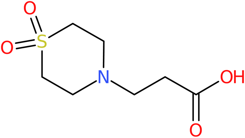 CAS: 849928-19-4 | 3-(1,1-Dioxidothiomorpholin-4-yl)propanoic acid, NX63764