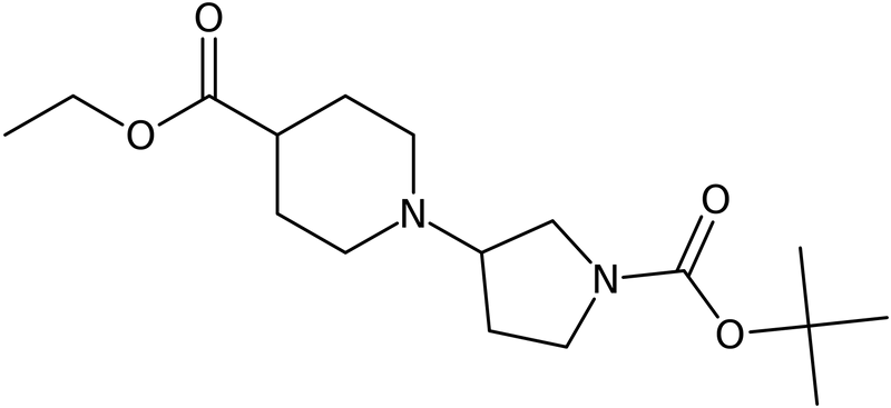 CAS: 1440535-57-8 | tert-Butyl 3-[4-(ethoxycarbonyl)piperidin-1-yl]pyrrolidine-1-carboxylate, NX24431