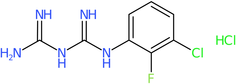 CAS: 1030829-65-2 | 1-(3-Chloro-2-fluorophenyl)biguanide hydrochloride, NX11802