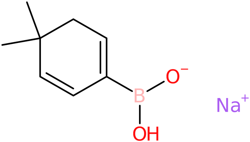 CAS: 871329-70-3 | 4,4-Dimethylcyclohexa-1,5-dienylboronic acid monosodium salt, >96%, NX65241