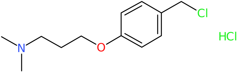 CAS: 769123-68-4 | 3-[4-(Chloromethyl)phenoxy]-N,N-dimethylpropylamine hydrochloride, >90%, NX61278