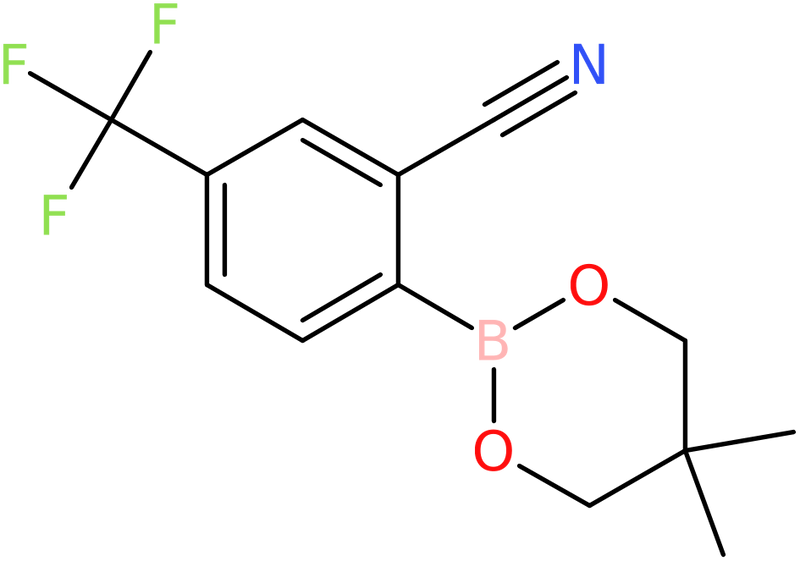 CAS: 883898-98-4 | 2-Cyano-4-(trifluoromethyl)benzeneboronic acid neopentyl glycol ester, NX66151