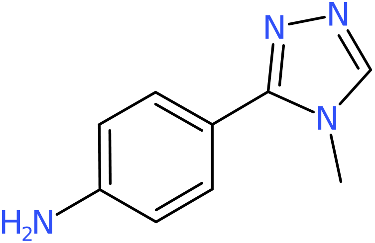 CAS: 690632-18-9 | 4-(4-Methyl-4H-1,2,4-triazol-3-yl)aniline, >95%, NX58389