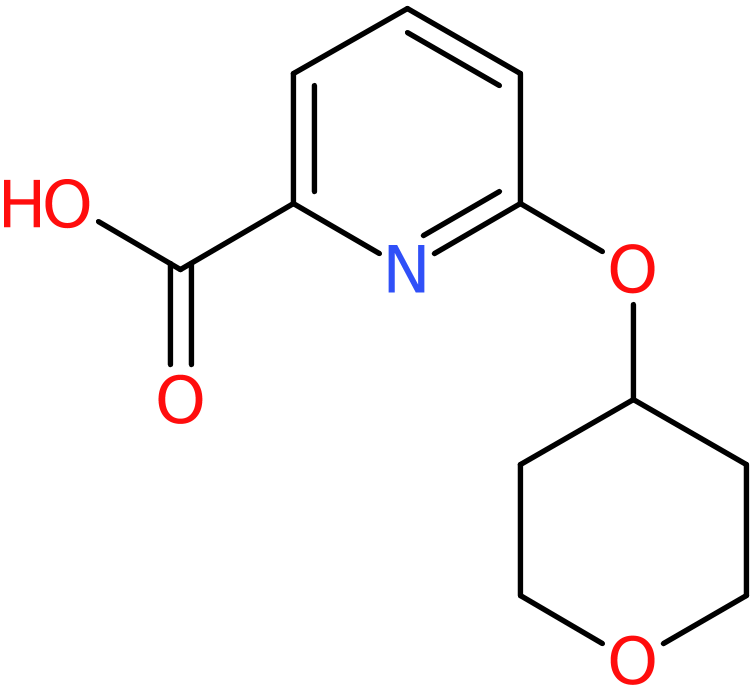 CAS: 906352-78-1 | 6-[(Tetrahydro-2H-pyran-4-yl)oxy]pyridine-2-carboxylic acid, NX68050