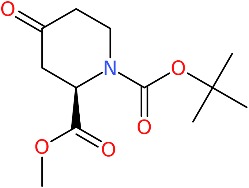 CAS: 1799811-83-8 | methyl (2R)-4-Oxopiperidine-2-carboxylate, N-BOC protected, >95%, NX30053