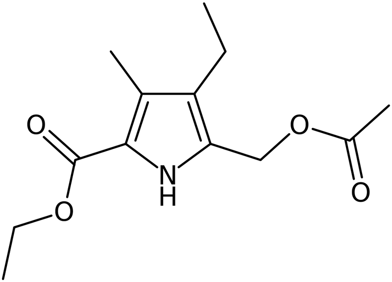 CAS: 100619-73-6 | Ethyl 5-[(acetyloxy)methyl]-4-ethyl-3-methyl-1H-pyrrole-2-carboxylate, NX10607