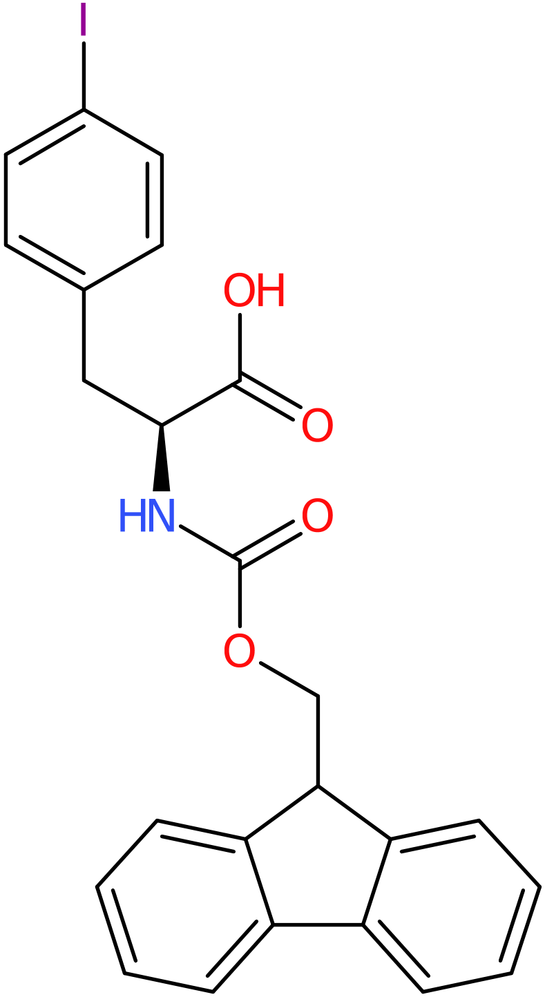 CAS: 82565-68-2 | 4-Iodo-L-phenylalanine, N-FMOC protected, >98%, NX62944