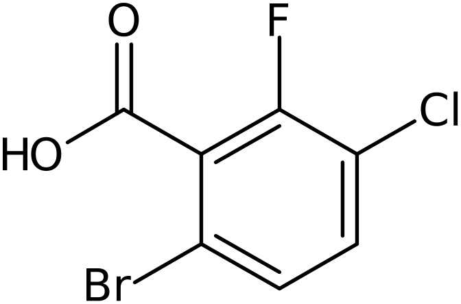 CAS: 1428234-67-6 | 6-Bromo-3-chloro-2-fluorobenzoic acid, >97%, NX24044