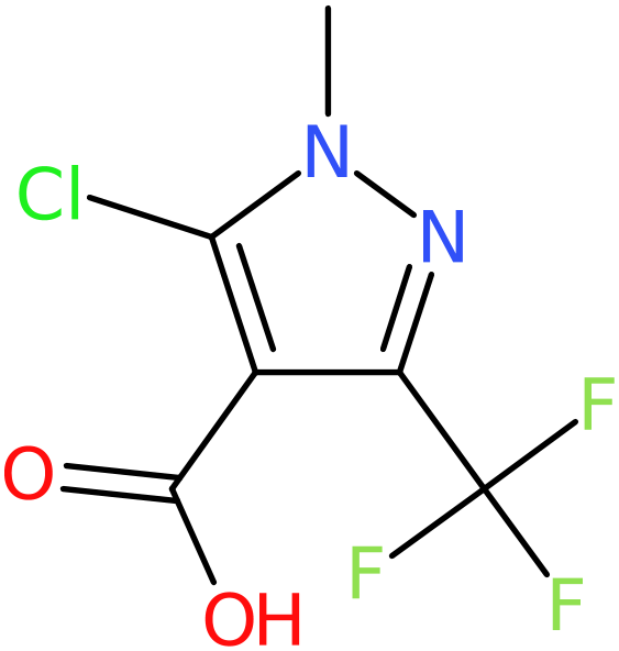 CAS: 128455-63-0 | 5-Chloro-1-methyl-3-(trifluoromethyl)-1H-pyrazole-4-carboxylic acid, NX20135