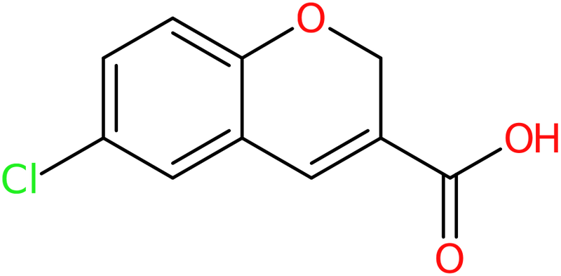 CAS: 83823-06-7 | 6-Chloro-2H-1-benzopyran-3-carboxylic acid, NX63274