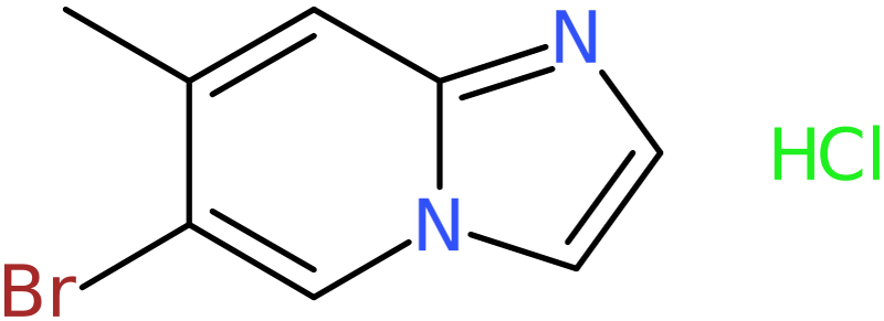 CAS: 957035-22-2 | 6-Bromo-7-methylimidazo[1,2-a]pyridine hydrochloride, >98%, NX71026