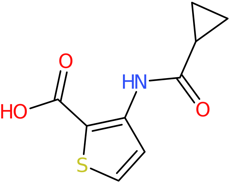 CAS: 926273-18-9 | 3-[(Cyclopropylcarbonyl)amino]-2-thiophenecarboxylic acid, NX69196