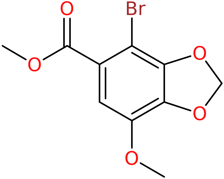 CAS: 81474-46-6 | Methyl 2-bromo-3,4-methylenedioxy-5-methoxybenzoate, >97%, NX62698