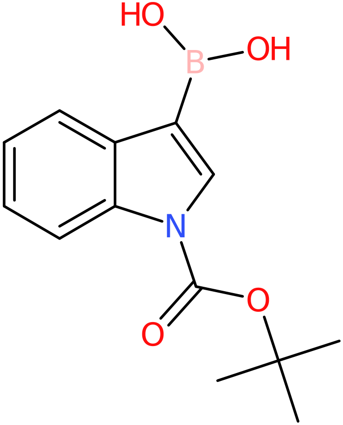 CAS: 181365-26-4 | (1-(tert-Butoxycarbonyl)-1H-indol-3-yl)boronic acid, NX30418