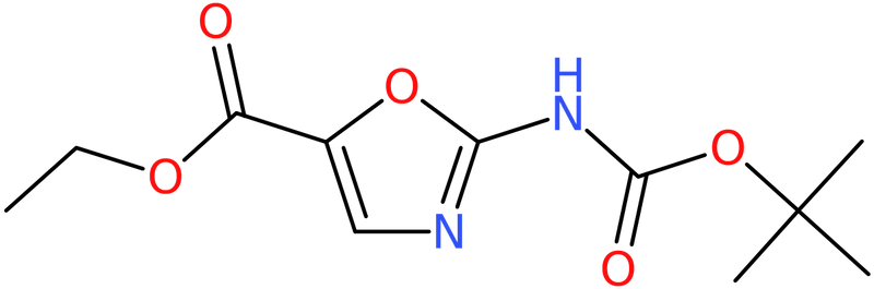 CAS: 941294-50-4 | Ethyl 2-amino-1,3-oxazole-5-carboxylate, N-BOC protected, >98%, NX70054