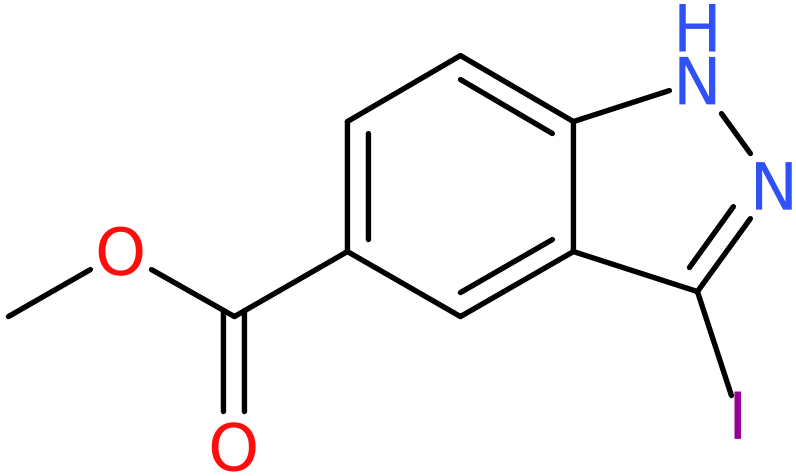 CAS: 885271-25-0 | Methyl 3-iodo-1H-indazole-5-carboxylate, NX66292