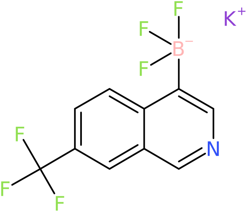 Potassium trifluoro[7-(trifluoromethyl)-4-isoquinolyl]borate, NX74677