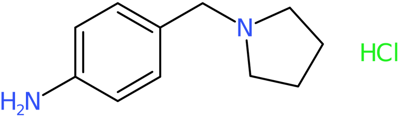 CAS: 866956-98-1 | 4-(Pyrrolidin-1-ylmethyl)aniline hydrochloride, NX64915