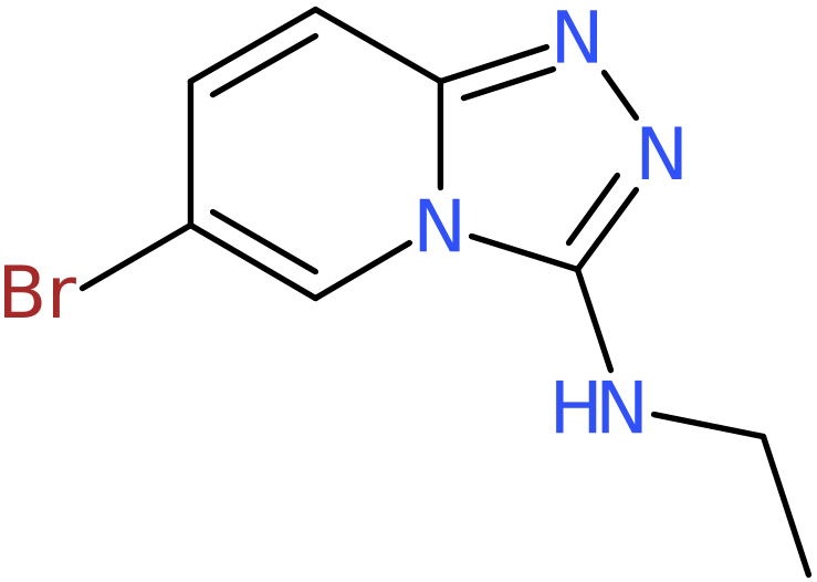 CAS: 951884-90-5 | 6-Bromo-3-(ethylamino)[1,2,4]triazolo[4,3-a]pyridine, NX70684