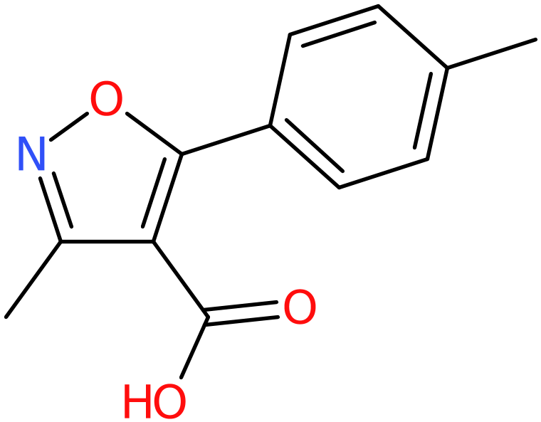 CAS: 91569-57-2 | 3-Methyl-5-p-tolyl-isoxazole-4-carboxylic acid, NX68678