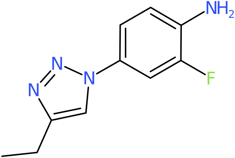 CAS: 1276538-16-9 | 4-(4-Ethyl-1H-1,2,3-triazol-1-yl)-2-fluoroaniline, NX19965