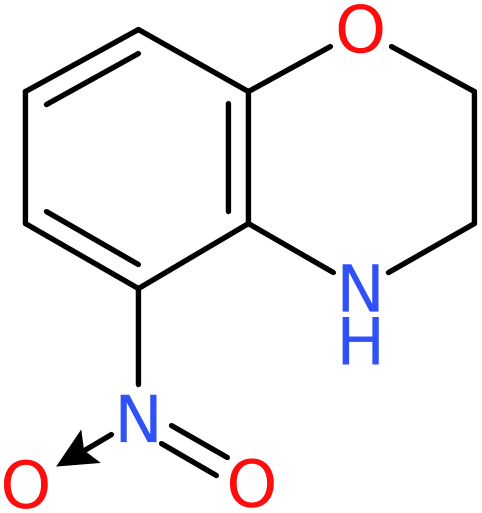 CAS: 137469-90-0 | 5-Nitro-3,4-dihydro-2H-1,4-benzoxazine, NX22674