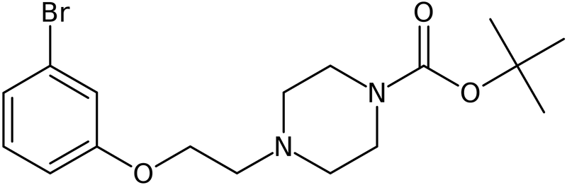 CAS: 1227954-64-4 | tert-Butyl 4-[2-(3-bromophenoxy)ethyl]piperazine-1-carboxylate, NX18262