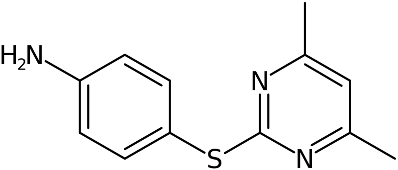 CAS: 102243-12-9 | 4-[(4,6-Dimethylpyrimidin-2-yl)thio]aniline, NX11510