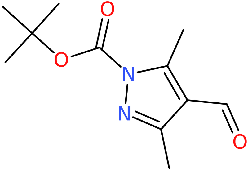 CAS: 844891-13-0 | 3,5-Dimethyl-4-formyl-1H-pyrazole, N1-BOC protected, NX63435