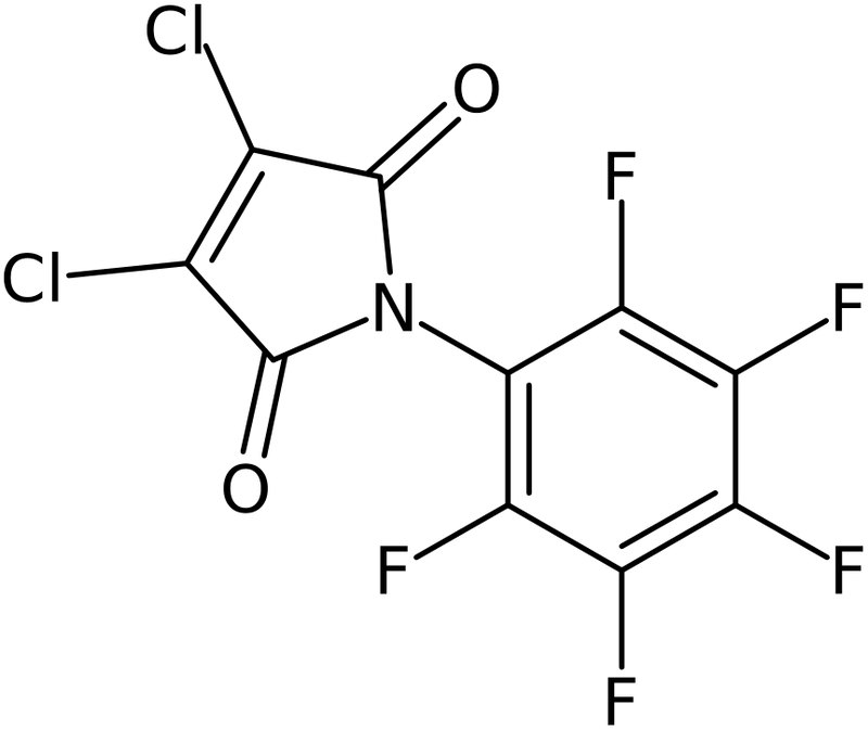 CAS: 186958-58-7 | N-Pentafluorophenyldichloromaleimide, >97%, NX31323