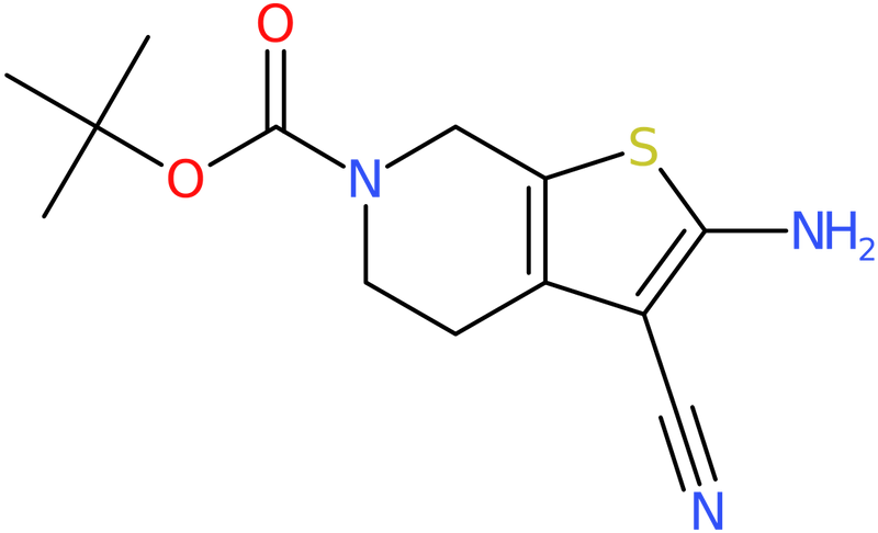 CAS: 150986-83-7 | 2-Amino-4,5,6,7-tetrahydrothieno[2,3-c]pyridine-3-carbonitrile, N6-BOC protected, NX25598