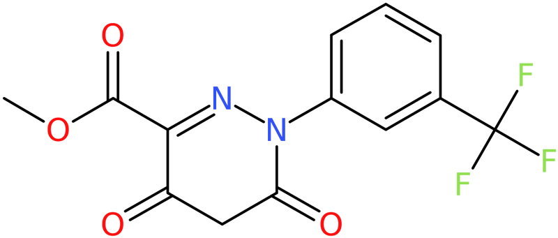 CAS: 121582-55-6 | Methyl 1,6-dihydro-4-hydroxy-6-oxo-1-[3-(trifluoromethyl)phenyl]pyridazin-3-carboxylate, >97%, NX17766