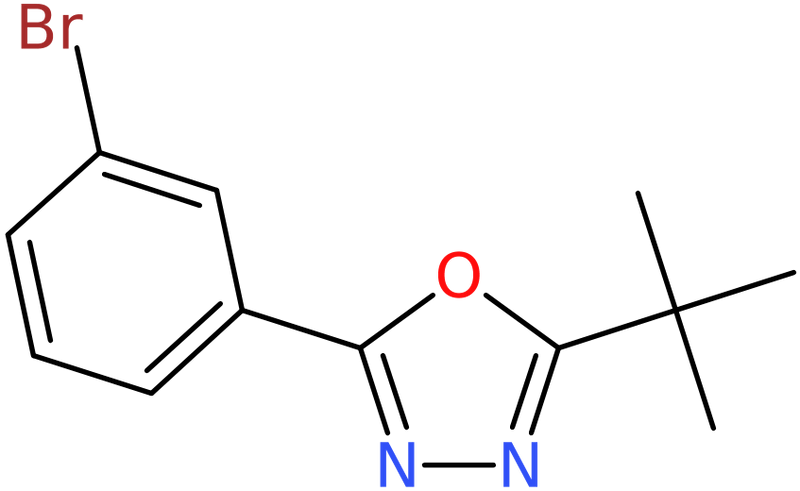 CAS: 957065-96-2 | 2-(3-Bromophenyl)-5-(tert-butyl)-1,3,4-oxadiazole, NX71139