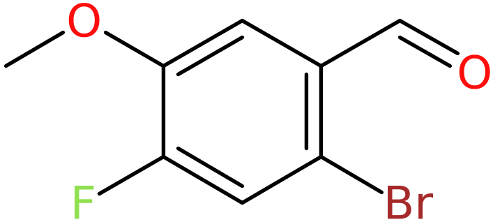 CAS: 865186-62-5 | 2-Bromo-4-fluoro-5-methoxybenzaldehyde, >97%, NX64827