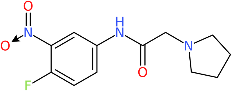 CAS: 952182-62-6 | N-(4-Fluoro-3-nitrophenyl)-2-(pyrrolidin-1-yl)acetamide, NX70739