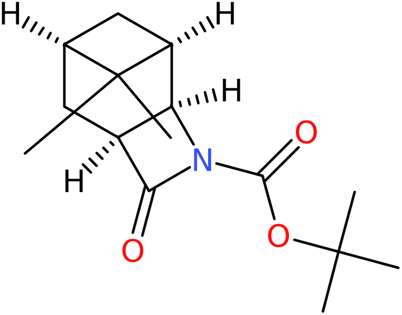 CAS: 1027343-55-0 | (1R,2R,5S,7R)-N-tert-Butoxycarbonyl-8,8-dimethyl-3-azatricyclo[5.1.1.0^2,5]nonan-4-one, NX11649