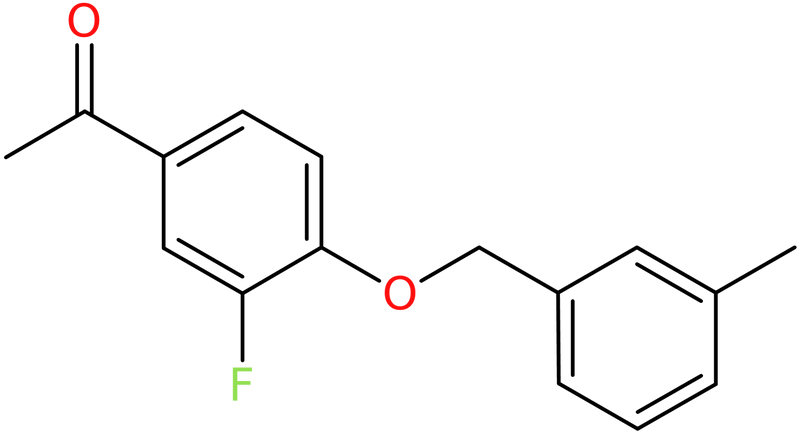 CAS: 885949-77-9 | 1-[3-Fluoro-4-(3-methylbenzyloxy)phenyl]-1-ethanone, NX66453